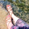 sandales cuir femme aux pieds