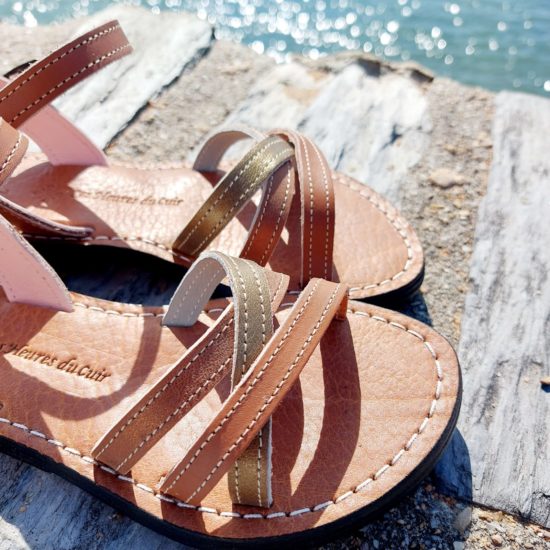 sandales artisanales en cuir