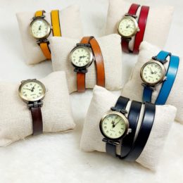 choix des couleurs de bracelets en cuir pour montre