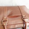 sac malllette porte-documents en cuir marron