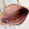 sac malllette porte-documents en cuir marron