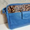 Sac trotteur cuir bleu