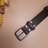 Ceinture cuir marron foncé