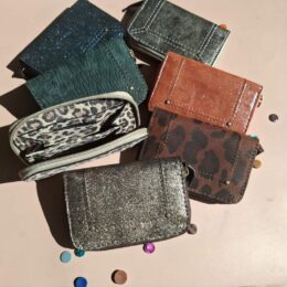 Collection portefeuilles en cuir