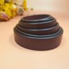 Ceinture fine cuir marron