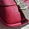 Sac en cuir rouge