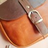 sac cuir terracotta et marron