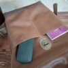 sac à dos cuir marron attache rapide