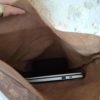 sac à dos cuir marron attache rapide