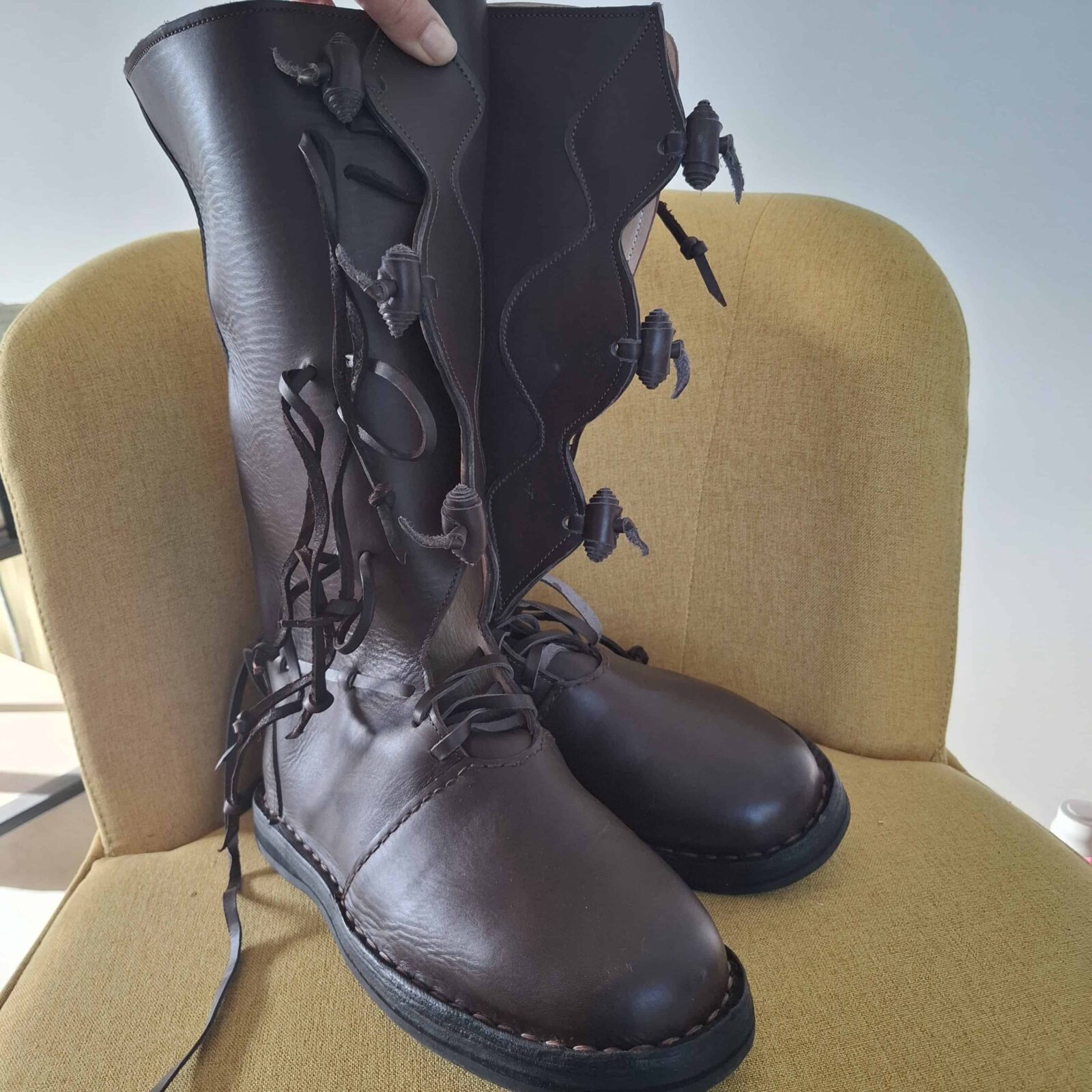 Finalisation commande spéciale bottes Patrick